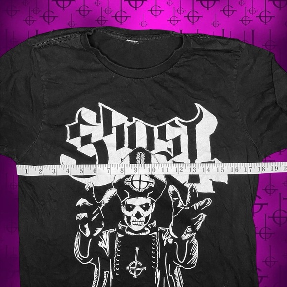 Ghost Black and White Papa Emeritus II Graphic T-Shirt - Picture 4 of 7